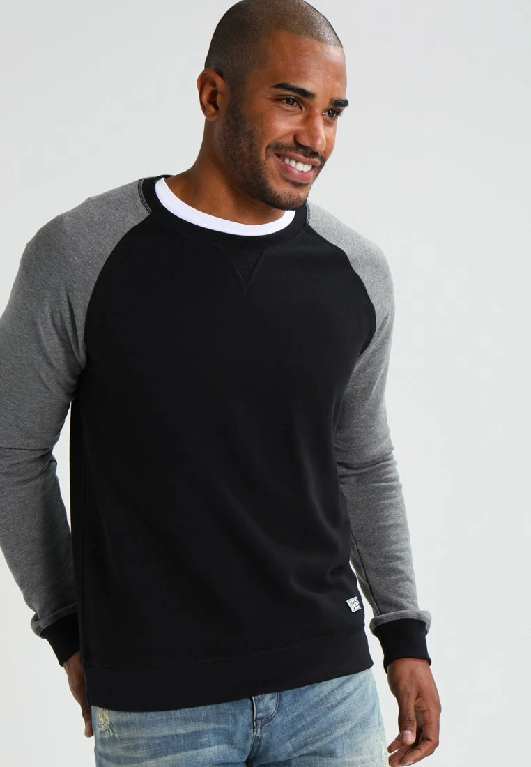 Pier One Sudadera - Grey Melange/black, Hombre 3 Pier One Sudadera - Grey Melange/black, Hombre