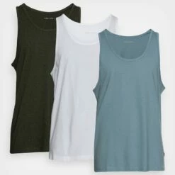 Pier One Hombre 3 PACK - Top - Green / White / Light Blue -Ofertas Pier One Tienda 739759b265524d9a9a565c34b8585399