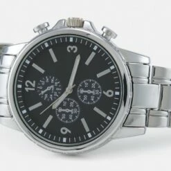 Pier One Unisexo UNISEX - Reloj - Silver-coloured/black -Ofertas Pier One Tienda 74a3ccc1c5ec4cf19b661e26058a743f