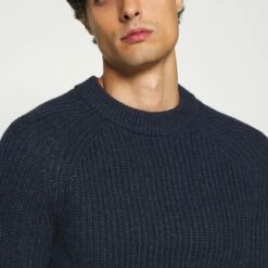 Pier One CHUNKY MOCKNECK JUMPER - Jersey De Punto - Dark Blue, Hombre -Ofertas Pier One Tienda 74b8b0c330c64c458401c600e3ee01c1