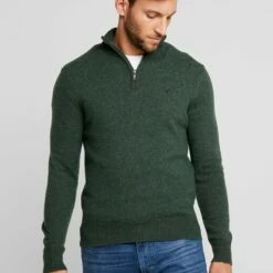 Pier One Hombre Jersey De Punto - Mottled Dark Green