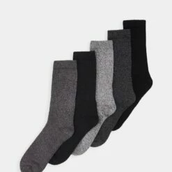 Pier One Hombre 5 PACK - Calcetines - Grey