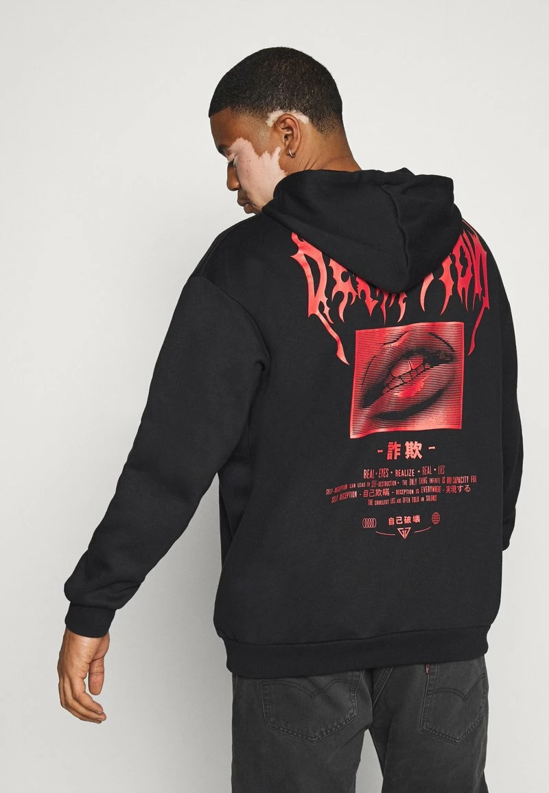 Pier One Hombre Jersey Con Capucha - Black 3 Pier One Hombre Jersey Con Capucha - Black