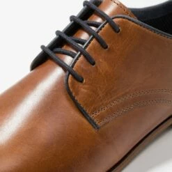 Pier One Hombre LEATHER - Zapatos Con Cordones - Cognac -Ofertas Pier One Tienda 76f5be79c98c4f9fbba21d9f9fd73790