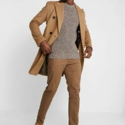Pier One Hombre MULTICOLOUR HALF CARDIGAN JUMPER - Jersey De Punto - Mottled Dark Yellow -Ofertas Pier One Tienda 77e7f0328b42449a8b5a8d1d9bc0c940