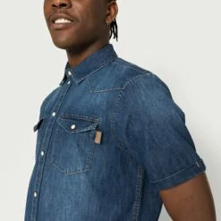 Pier One Hombre Camisa - Dark Blue -Ofertas Pier One Tienda 785b24cabc8c4d8fb81212a577be2bb7