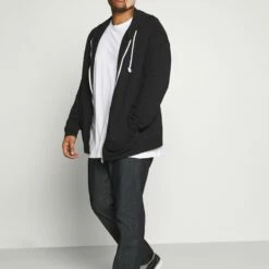 Pier One Hombre Sudadera Con Cremallera - Black -Ofertas Pier One Tienda 7a3816ecad9a425bac69d5db9ddbb0dc