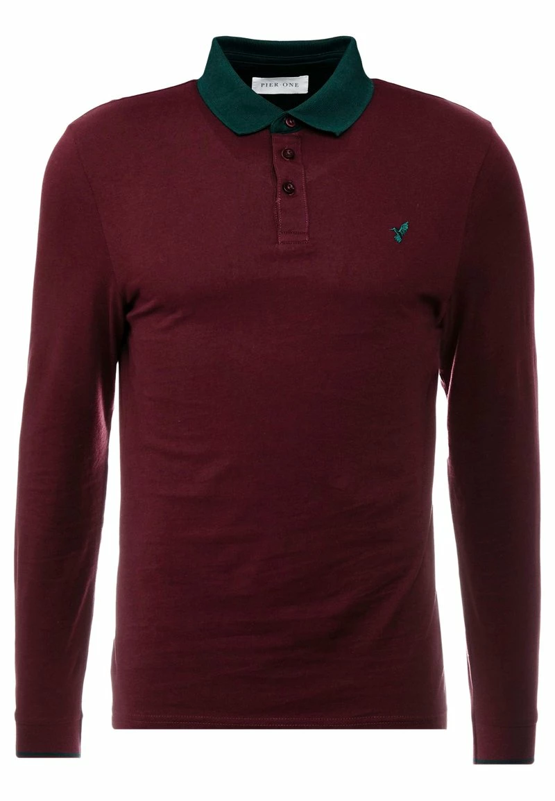 Pier One Hombre MUSCLE FIT - Polo - Bordeaux 6 Pier One Hombre MUSCLE FIT - Polo - Bordeaux - Imagen 4