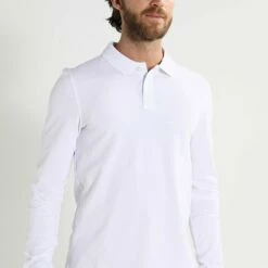 Pier One Polo - White, Hombre