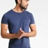 Pier One Camiseta Básica - Navy, Hombre