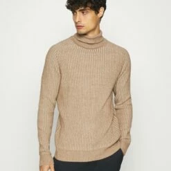Pier One Hombre Jersey De Punto - Mottled Beige