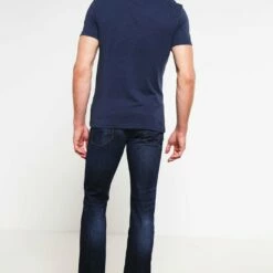 Pier One Hombre Camiseta Básica - Dark Blue Melange -Ofertas Pier One Tienda 7fa8ea8f790149b2bd2d4d062575b83b