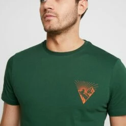 Pier One Hombre Camiseta Estampada - Dark Green -Ofertas Pier One Tienda 8060dc9f914048229c2670d875b43eb6