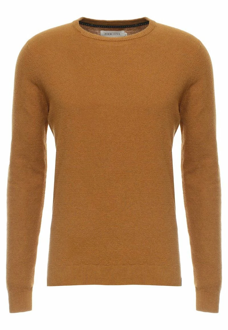 Pier One Hombre Jersey De Punto - Mottled Dark Yellow 7 Pier One Hombre Jersey De Punto - Mottled Dark Yellow - Imagen 5