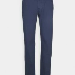 Pier One BELTED - Pantalones Chinos - Dark Blue, Hombre -Ofertas Pier One Tienda 83b11f5b22054838bfdec3cfe2b56871