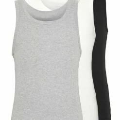 Pier One Hombre 3 PACK - Camiseta Interior - Black/grey/white -Ofertas Pier One Tienda 83e718225a054dbb94b184b056c5744f