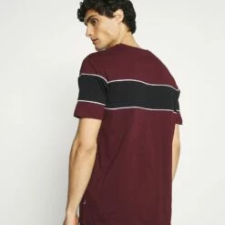 Pier One Hombre Camiseta Estampada - Bordeaux/black/white -Ofertas Pier One Tienda 83eecb8083db461f95924d00d878d2d8