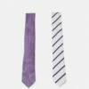 Pier One Hombre 2 PACK - Corbata - Off-white/mauve -Ofertas Pier One Tienda 843121dd01e44d7e9ddb8dd7236dadc7