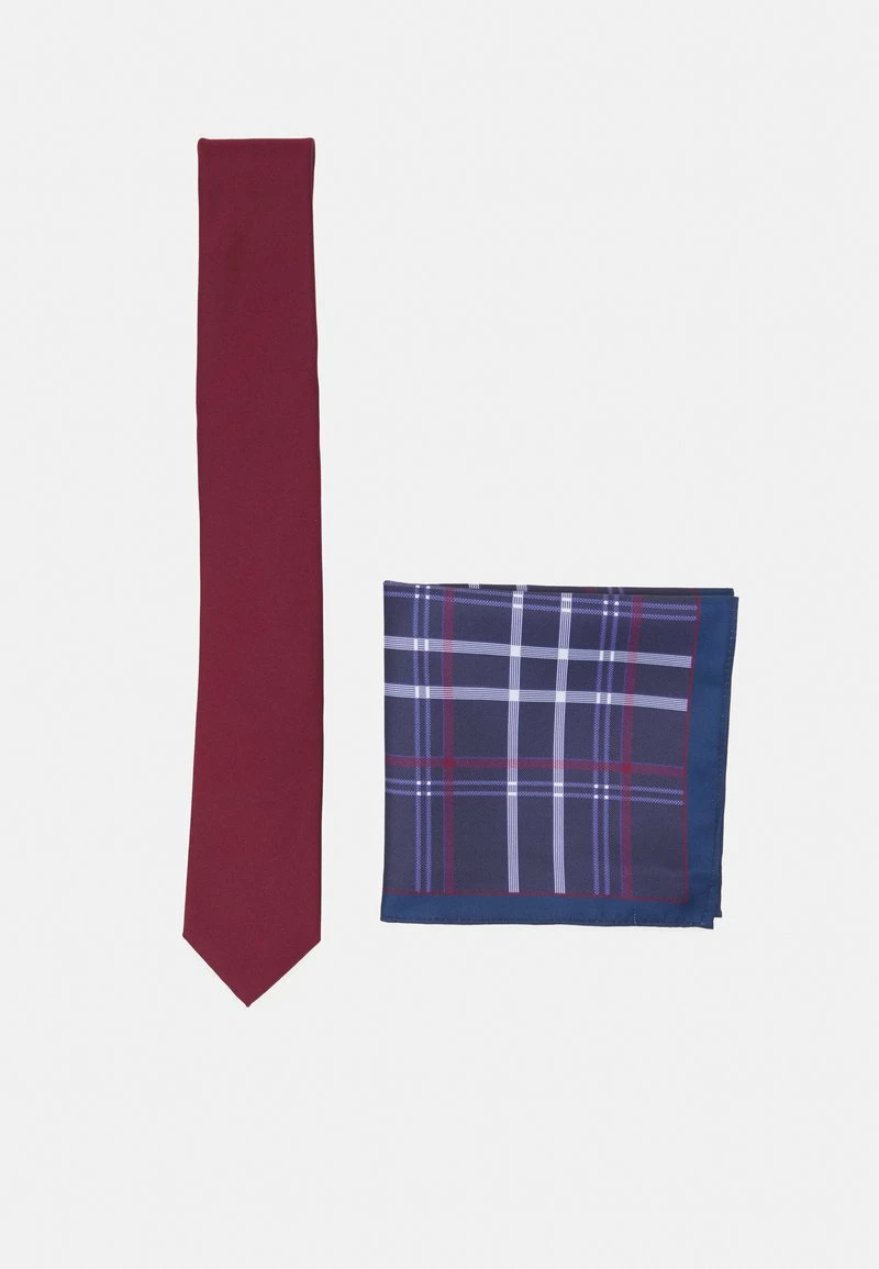 Pier One Hombre SET - Corbata - Bordeaux/dark Blue 3 Pier One Hombre SET - Corbata - Bordeaux/dark Blue