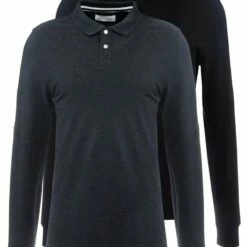 Pier One Hombre 2 PACK - Polo - Mottled Grey/black -Ofertas Pier One Tienda 857ba5deba5045748c8dc85c3c25635e