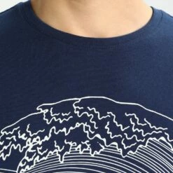 Pier One Hombre Camiseta Estampada - Dark Blue/white -Ofertas Pier One Tienda 863554ecc26f4c63bcb319402c35f9e1