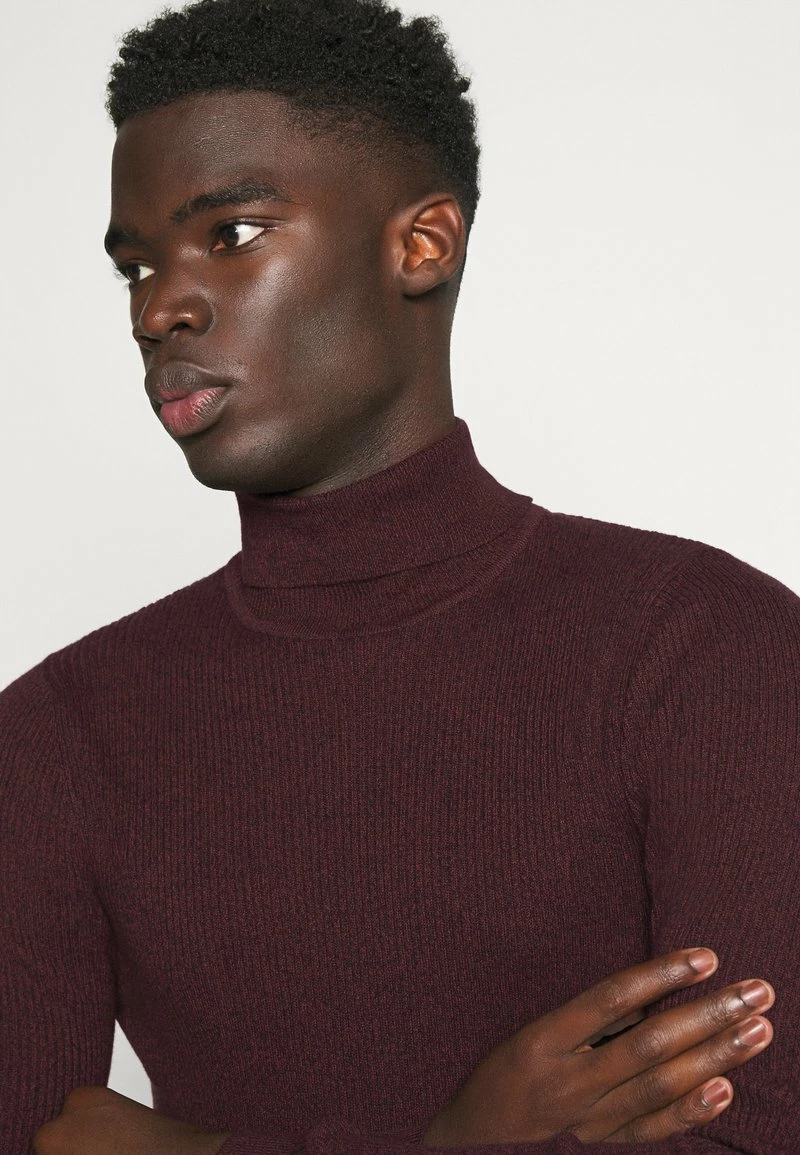 Pier One MUSCLE FIT TURTLE - Jersey De Punto - Mottled Bordeaux, Hombre 6 Pier One MUSCLE FIT TURTLE - Jersey De Punto - Mottled Bordeaux, Hombre - Imagen 4