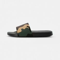 Pier One Unisexo UNISEX - Chanclas De Baño - Black Olive