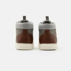 Pier One Hombre Zapatillas Altas - Grey/brown -Ofertas Pier One Tienda 895040305a7e4d2a92ccf3834eed9314