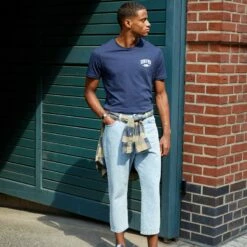 Pier One Hombre GRAPHIC T-SHIRT - Camiseta Estampada - Dark Blue