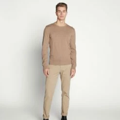 Pier One Hombre Jersey De Punto - Mottled Beige -Ofertas Pier One Tienda 8ab6afa896f946a0abe264ae414a2865