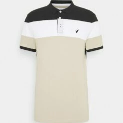 Pier One Hombre Polo - Black/sand -Ofertas Pier One Tienda 8d7d26d9f820420982b145619aafabbf