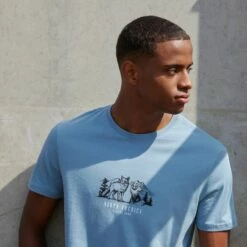 Pier One GRAPHIC T-SHIRT - Camiseta Estampada - Dark Blue, Hombre -Ofertas Pier One Tienda 8d8712f05fab4ad294029bb17793cc6d