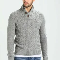 Pier One Hombre Jersey De Punto - Mottled Grey