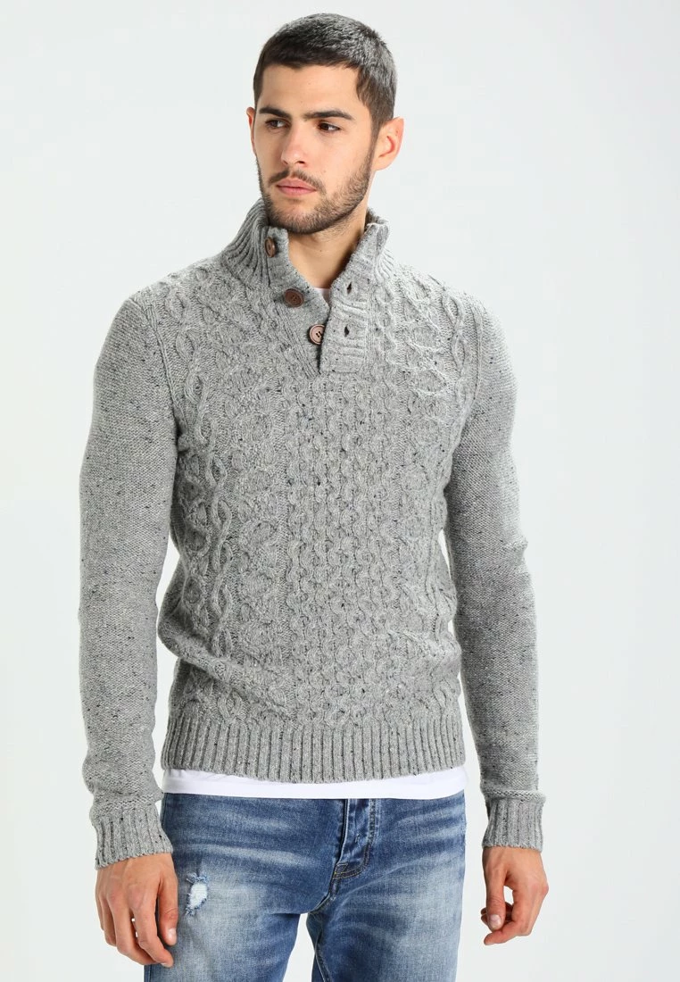 Pier One Hombre Jersey De Punto - Mottled Grey 3 Pier One Hombre Jersey De Punto - Mottled Grey
