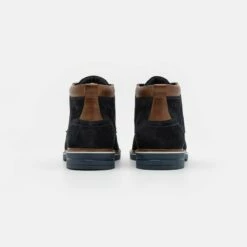 Pier One Hombre LEATHER - Botines Con Cordones - Dark Blue -Ofertas Pier One Tienda 9152497a3719445ab2d58758320e1586