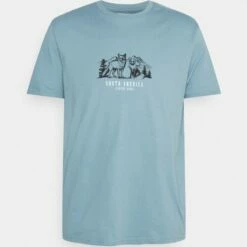 Pier One GRAPHIC T-SHIRT - Camiseta Estampada - Dark Blue, Hombre -Ofertas Pier One Tienda 9458d859ffaa4838b94bbca091e52cbf