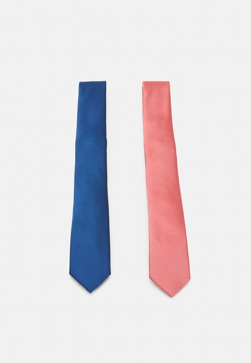 Pier One Hombre 2 PACK - Corbata - Blue/pink 3 Pier One Hombre 2 PACK - Corbata - Blue/pink