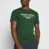 Pier One Hombre OSAKA TEE - Camiseta Estampada - Green