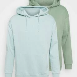 Pier One Hombre 2 PACK - Jersey Con Capucha - Green/light Blue -Ofertas Pier One Tienda 9b1a7441e1a3434799cdb08571448263