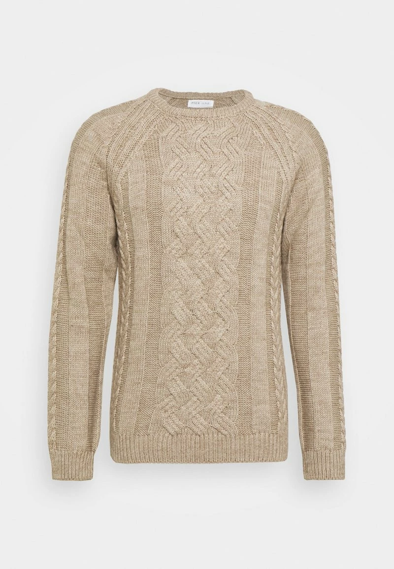 Pier One Hombre Jersey De Punto - Mottled Beige 6 Pier One Hombre Jersey De Punto - Mottled Beige - Imagen 4