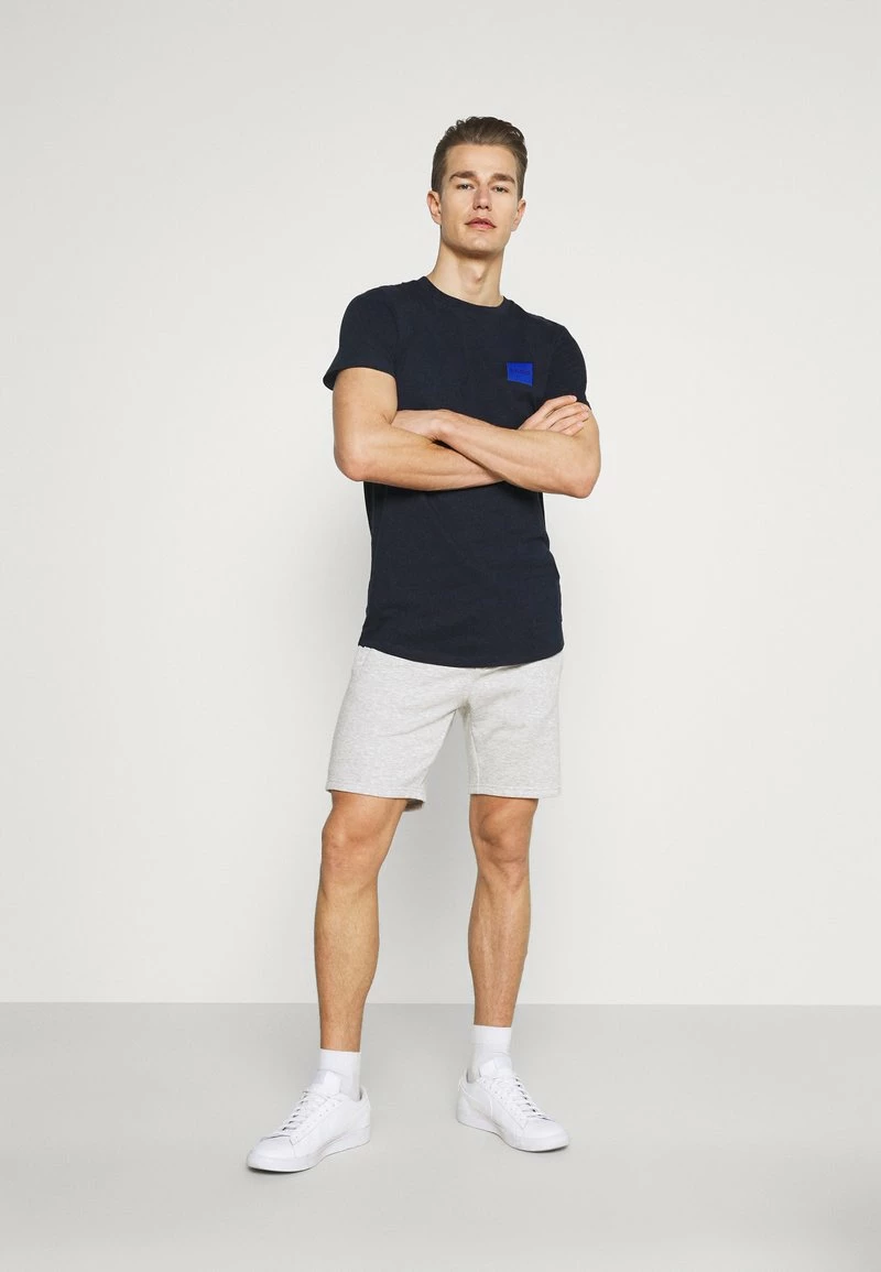 Pier One Hombre 2 PACK - Shorts - Mottled Light Grey/dark Blue 3 Pier One Hombre 2 PACK - Shorts - Mottled Light Grey/dark Blue