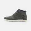 Pier One Hombre Zapatillas Altas - Dark Grey -Ofertas Pier One Tienda 9ea81ad5e7f04dfda15ffecbc54bded3