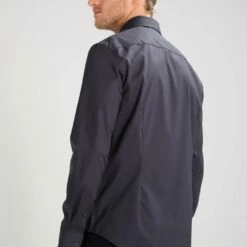 Pier One Hombre Camisa Elegante - Dark Grey -Ofertas Pier One Tienda 9fad9facc9224179b76cc931138c380e