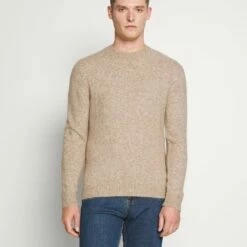 Pier One Hombre Jersey De Punto - Mottled Beige