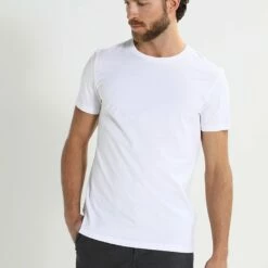 Pier One Hombre 2 PACK - Camiseta Básica - White -Ofertas Pier One Tienda a0f5fa2f8c5d4463b6947fe6baa867d7