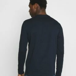 Pier One Camiseta De Manga Larga - Dark Blue, Hombre -Ofertas Pier One Tienda a1335ae88c394f9aa0b67caf53800d34