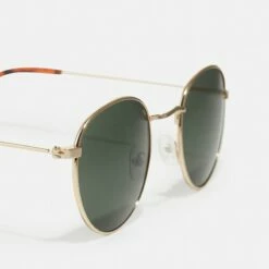 Pier One Unisexo UNISEX - Gafas De Sol - Gold-coloured/green -Ofertas Pier One Tienda a36f337bf9d14c97aefa3bb0db3568f3