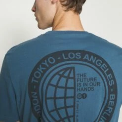 Pier One Hombre Camiseta Estampada - Blue 12 Pier One Hombre Camiseta Estampada - Blue -Ofertas Pier One Tienda a4c920d0a92d47a3b9541a79e5c59122