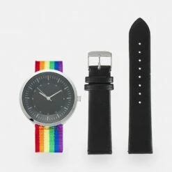 Pier One PRIDE SET UNISEX - Reloj - Multi-coloured/black, Unisexo