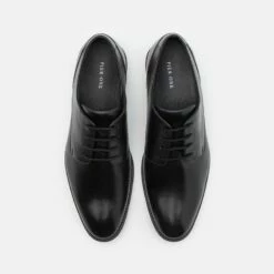 Pier One Hombre LEATHER - Zapatos Con Cordones - Black -Ofertas Pier One Tienda a6fe37de46a34479b494b07367f9ecba